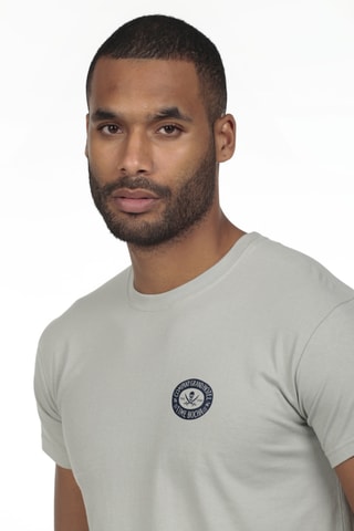 T-shirt regular - Cinzento