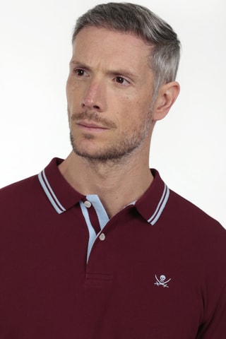 Polo regular - Bordeaux