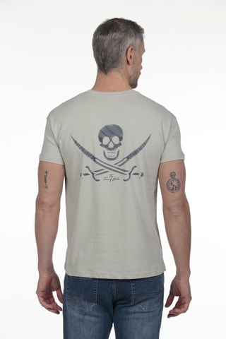 T-shirt regular - Cinzento