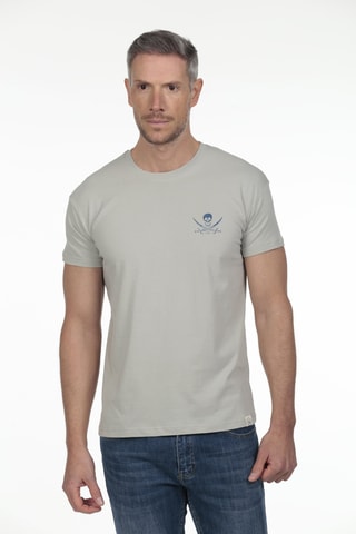 T-shirt regular - Cinzento