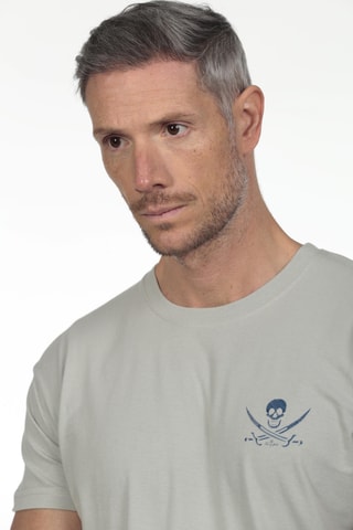 T-shirt regular - Cinzento