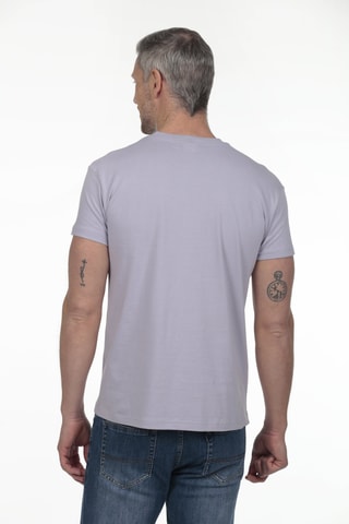 T-shirt regular - Cinzento