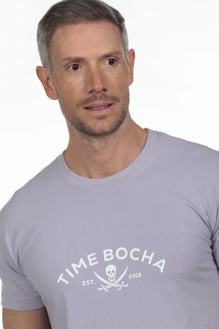 T-shirt regular - Cinzento