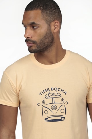T-shirt regular - Amarelo-claro