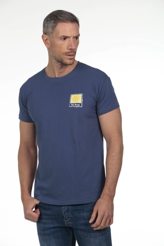 T-shirt regular - Azul-escuro