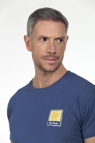 T-shirt regular - Azul-escuro