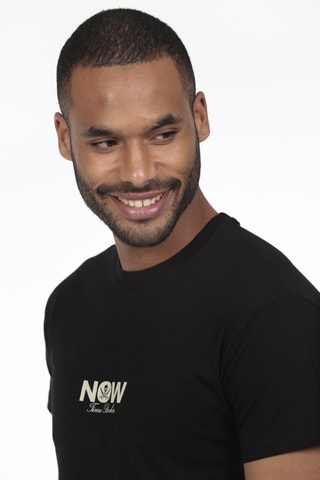 T-shirt regular - Nero