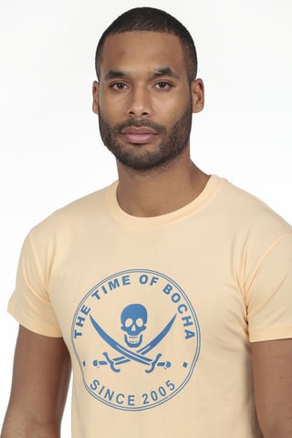 T-shirt regular - Amarelo-claro