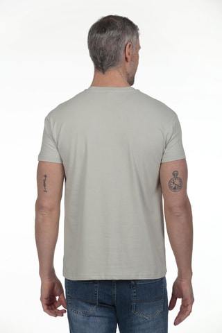T-shirt regular - Cinzento