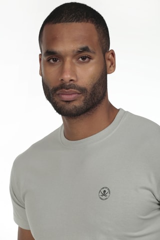 T-shirt regular - Cinzento