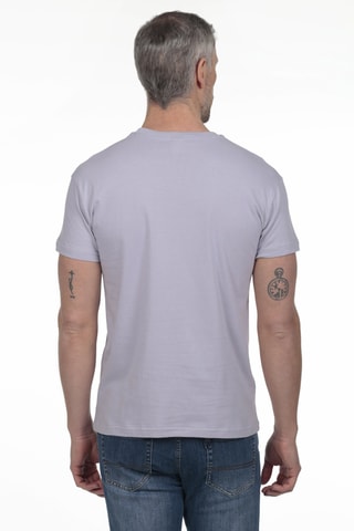 T-shirt regular - Cinzento