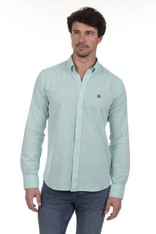 Camicia regular - Verde