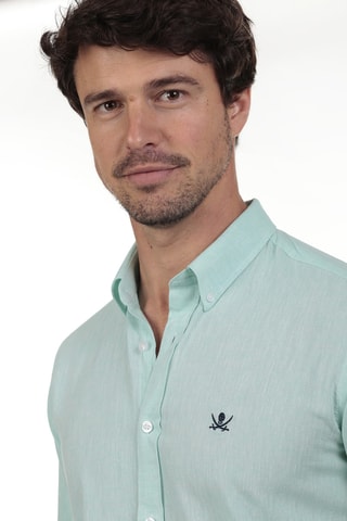 Camicia regular - Verde