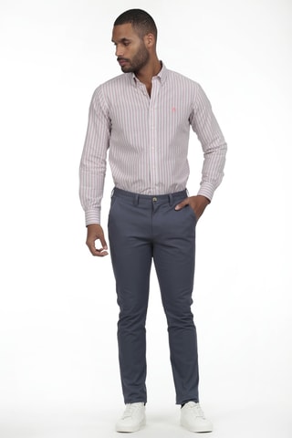 Pantaloni chino - Blu scuro
