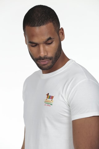 T-shirt regular - Branco