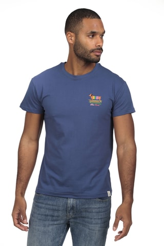 T-shirt regular - Azul-escuro