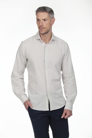 Camicia regular - Grigio
