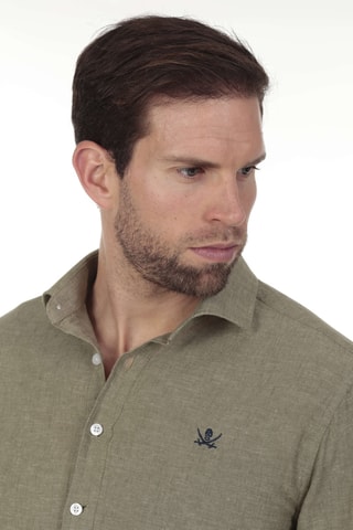 Camicia regular - Verde