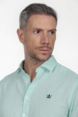 Camicia regular - Verde