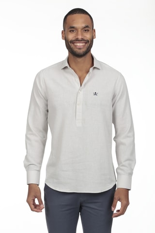 Camicia regular - Grigio
