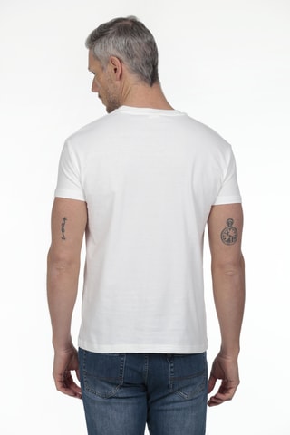 2 T-shirts regular - Marineblauw en groen