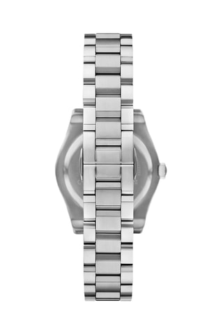 Reloj de cuarzo de acero - Plateado