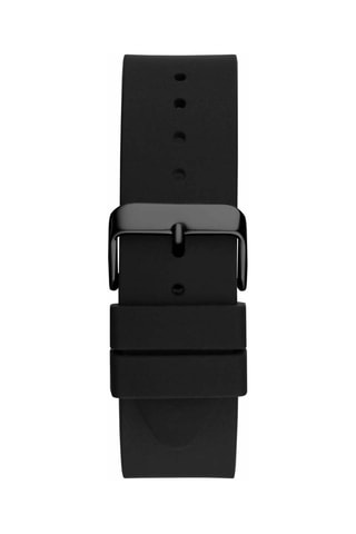 Reloj de cuarzo de silicona - Negro