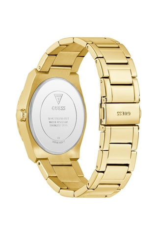 Reloj de cuarzo de acero - Dorado