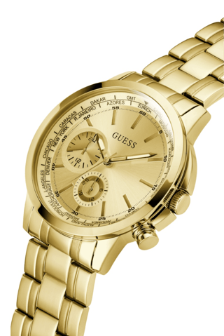 Reloj de cuarzo de acero - Dorado