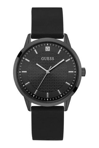 Reloj de cuarzo de silicona - Negro