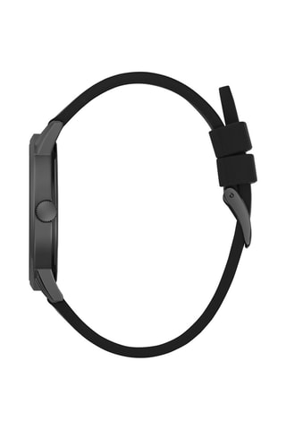 Reloj de cuarzo de silicona - Negro