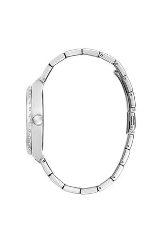 Reloj de cuarzo de acero - Plateado