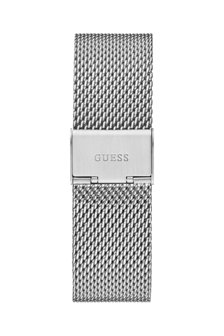 Reloj de cuarzo de acero - Plateado