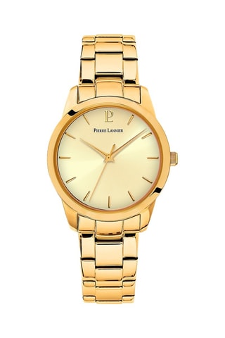 Reloj de cuarzo de acero Roxane - Dorado