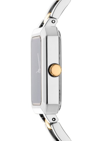 Reloj de cuarzo de acero Everyday - Plateado y dorado