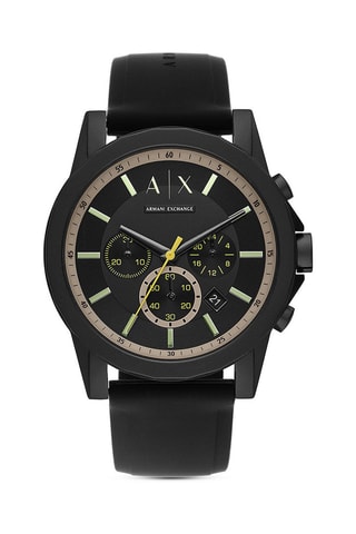 Reloj de cuarzo de silicona - Negro - Cronógrafo