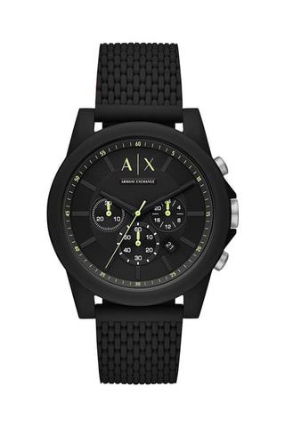 Reloj de cuarzo de silicona - Negro - Cronógrafo