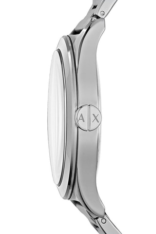 Reloj de cuarzo de acero - Plateado