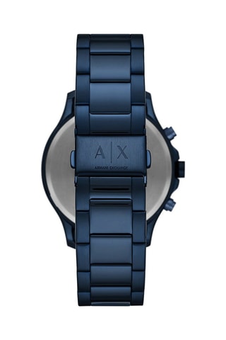 Reloj de cuarzo de acero - Azul - Cronógrafo
