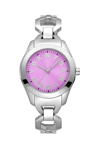 Reloj de cuarzo de acero - Plateado