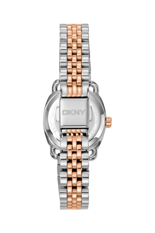 Reloj de cuarzo de acero - Plateado y rosa dorado