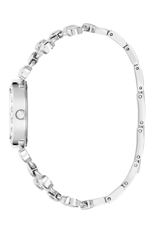 Reloj de cuarzo de acero - Plateado