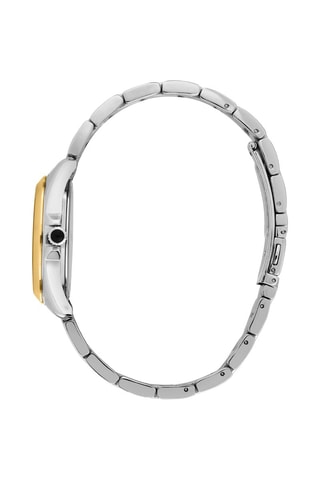 Reloj de cuarzo de acero - Plateado y dorado