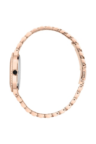 Reloj de cuarzo de acero - Rosa dorado