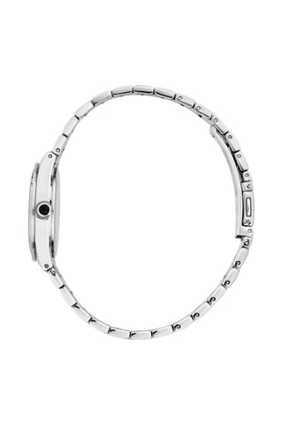 Reloj de cuarzo de acero - Plateado