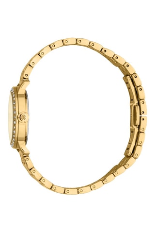 Reloj de cuarzo de acero - Dorado