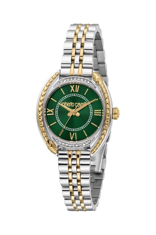 Reloj de cuarzo de acero - Plateado y dorado