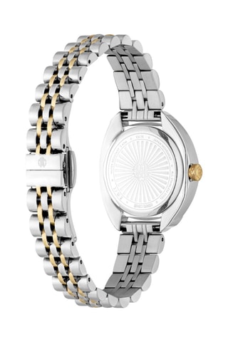 Reloj de cuarzo de acero - Plateado y dorado