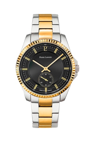Reloj de cuarzo de acero - Plateado y dorado