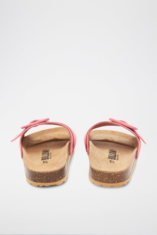 Mules em nobuck - Rosa